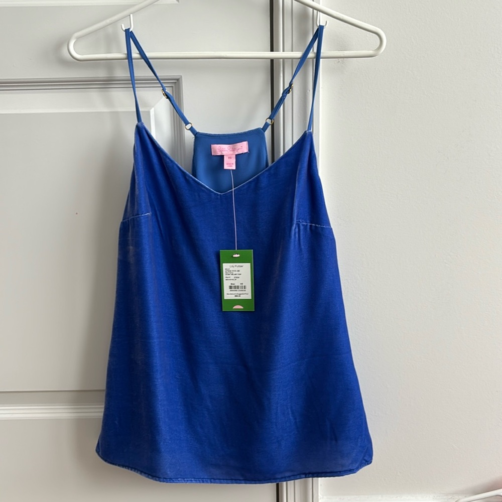 NWT Lilly Pulitzer velvet cami tank XS